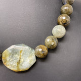 WOMEN'S NECKLACE brown grey