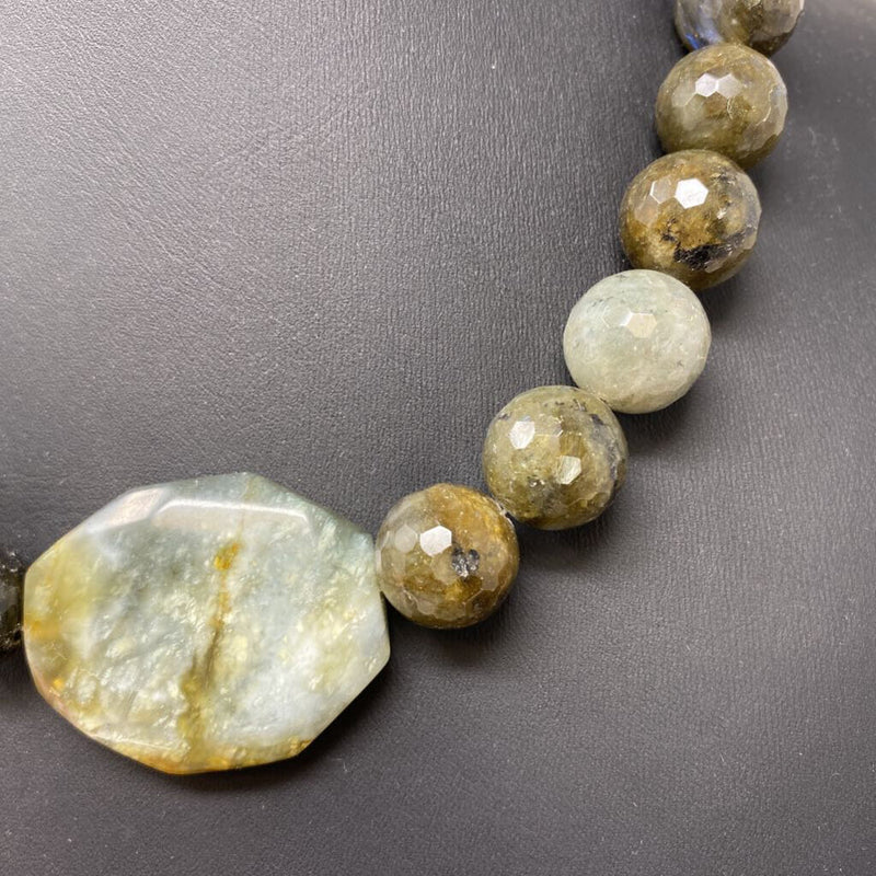 WOMEN'S NECKLACE brown grey