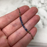 925 WOMEN'S BRACELET blue silver