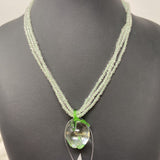 ESSEX OF CANADA WOMEN'S NECKLACE clear green