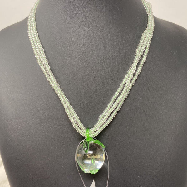 ESSEX OF CANADA WOMEN'S NECKLACE clear green