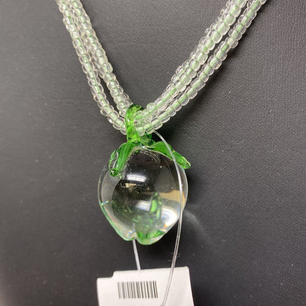 ESSEX OF CANADA WOMEN'S NECKLACE clear green