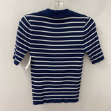 SAKS FIFTH AVE WOMEN'S SWEATER blue white M