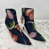 TOPSHOP WOMEN'S BOOTS navy multi 6.5