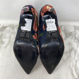 TOPSHOP WOMEN'S BOOTS navy multi 6.5