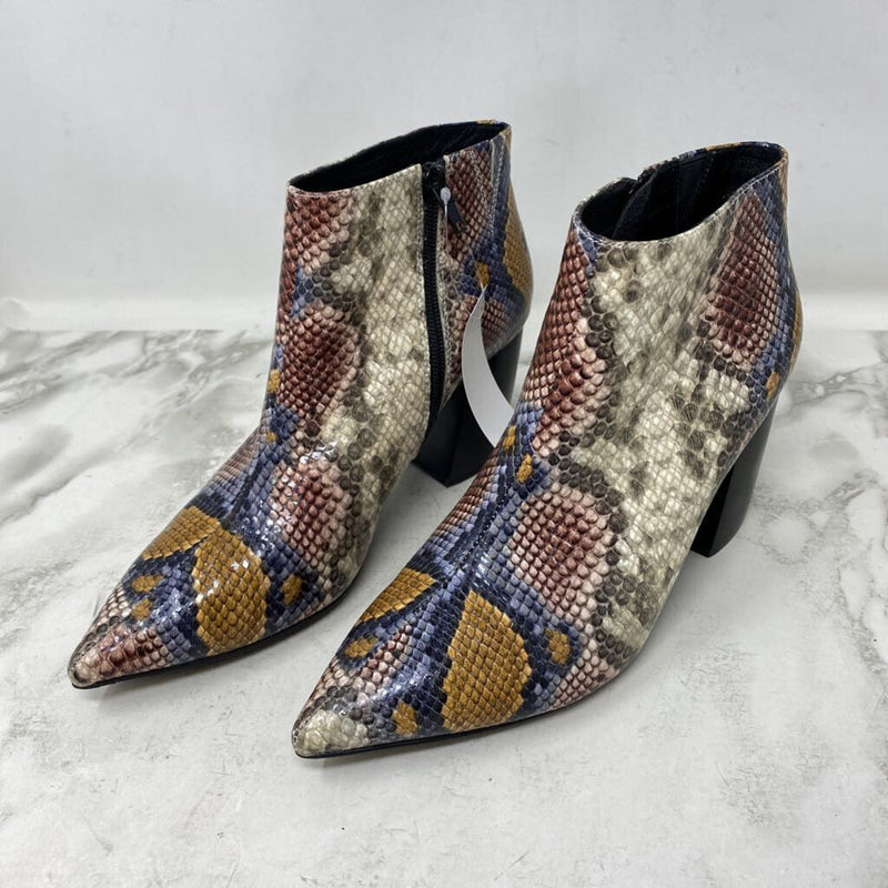 JEFFREY CAMPBELL WOMEN'S BOOTS reptile print 8