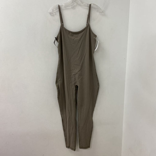 TNA WOMEN'S JUMPSUIT taupe L
