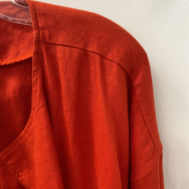 EILEEN FISHER WOMEN'S BLAZER/JACKET orange SP