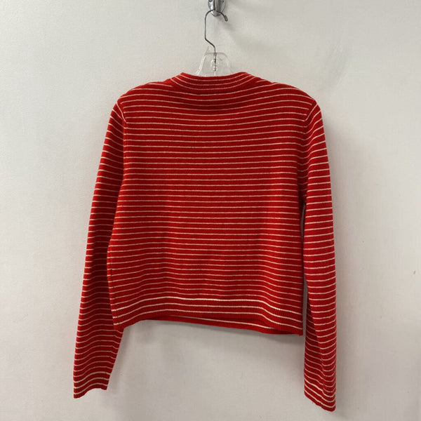 ZARA WOMEN'S SWEATER red white M