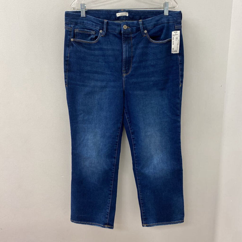 GOOD AMERICAN WOMEN'S JEANS blue 14-18
