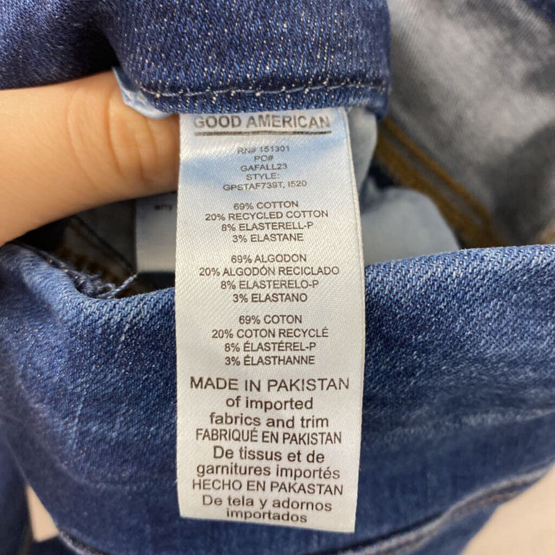 GOOD AMERICAN WOMEN'S JEANS blue 14-18