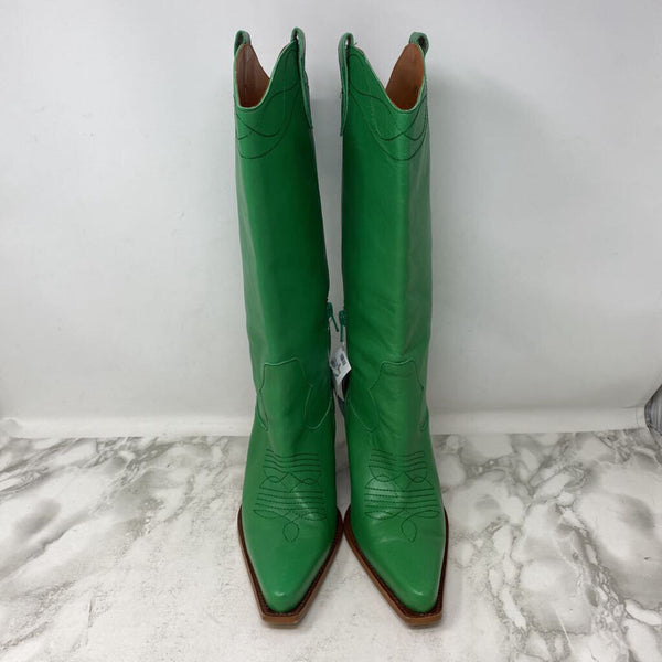 L'INTERVALLE WOMEN'S BOOTS green 38
