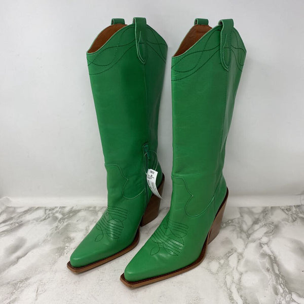 L'INTERVALLE WOMEN'S BOOTS green 38
