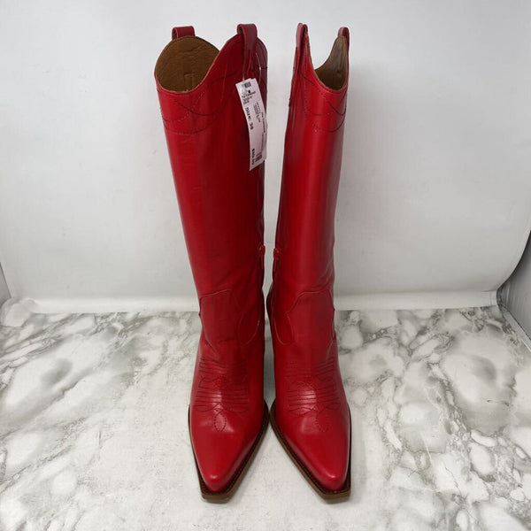 L'INTERVALLE WOMEN'S BOOTS red 38