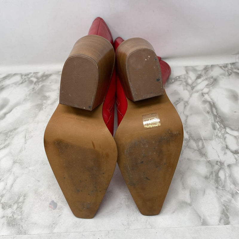 L'INTERVALLE WOMEN'S BOOTS red 38