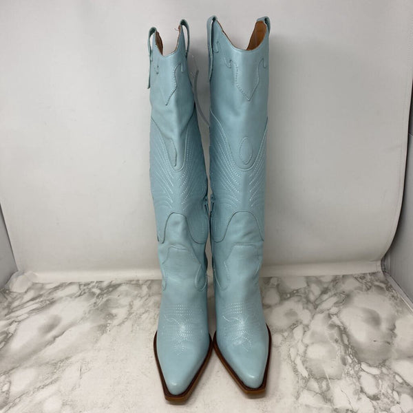 L'INTERVALLE WOMEN'S BOOTS light blue 38