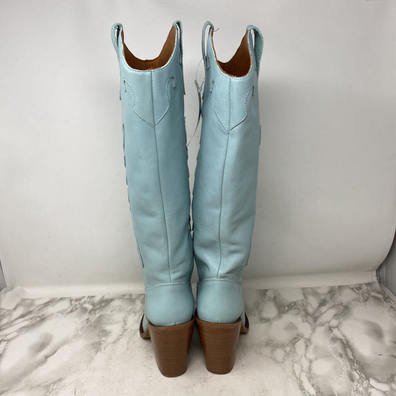 L'INTERVALLE WOMEN'S BOOTS light blue 38
