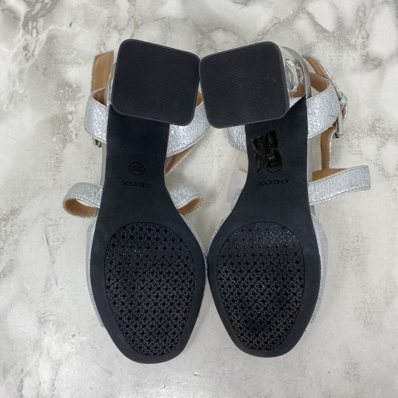 GEOX WOMEN'S HEELS silver 8