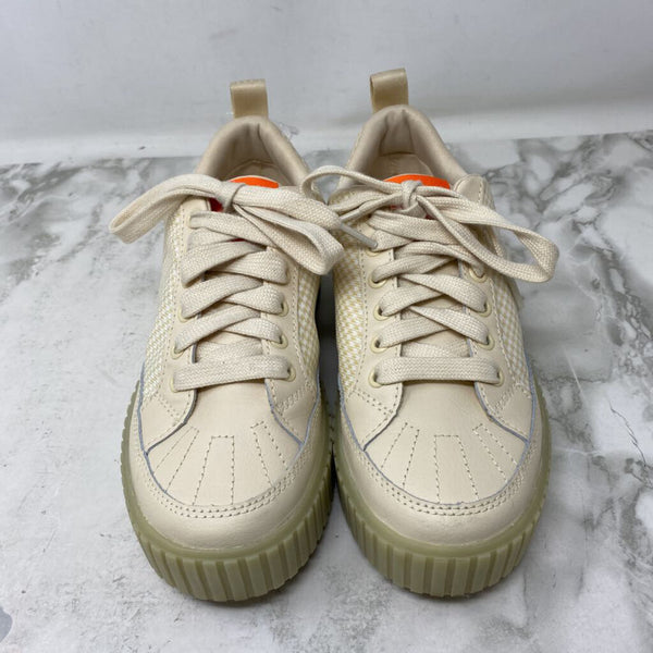 SOREL WOMEN'S SNEAKERS yellow white cream 7.5