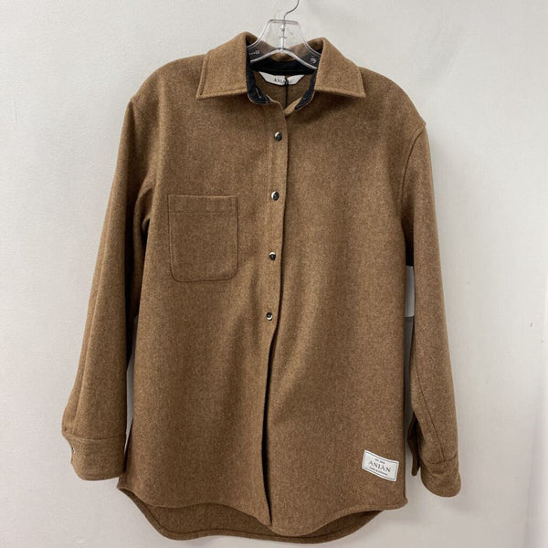 ANIAN WOMEN'S COAT brown mix S