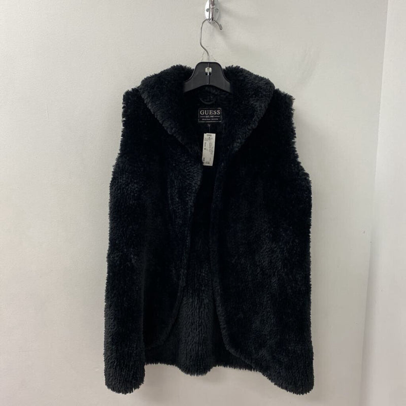 GUESS WOMEN'S VESTS OUTERWEAR black M