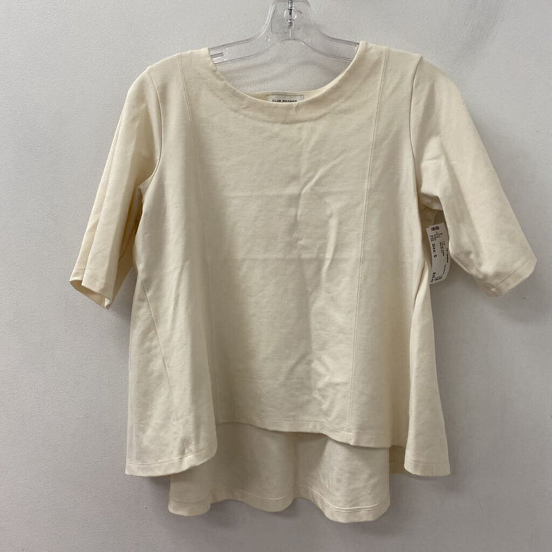Club Monaco WOMEN'S TOP cream S