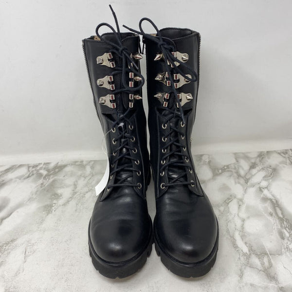 RON WHITE WOMEN'S BOOTS black silver 41