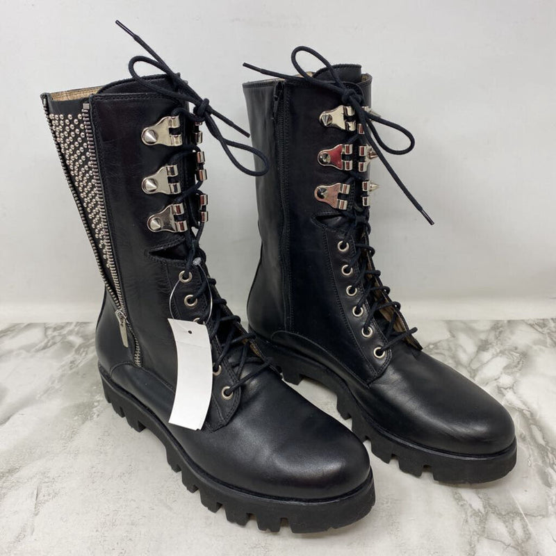 RON WHITE WOMEN'S BOOTS black silver 41