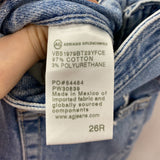AG ADRIANO GOLDSCHMIED WOMEN'S JEANS blue XS/26