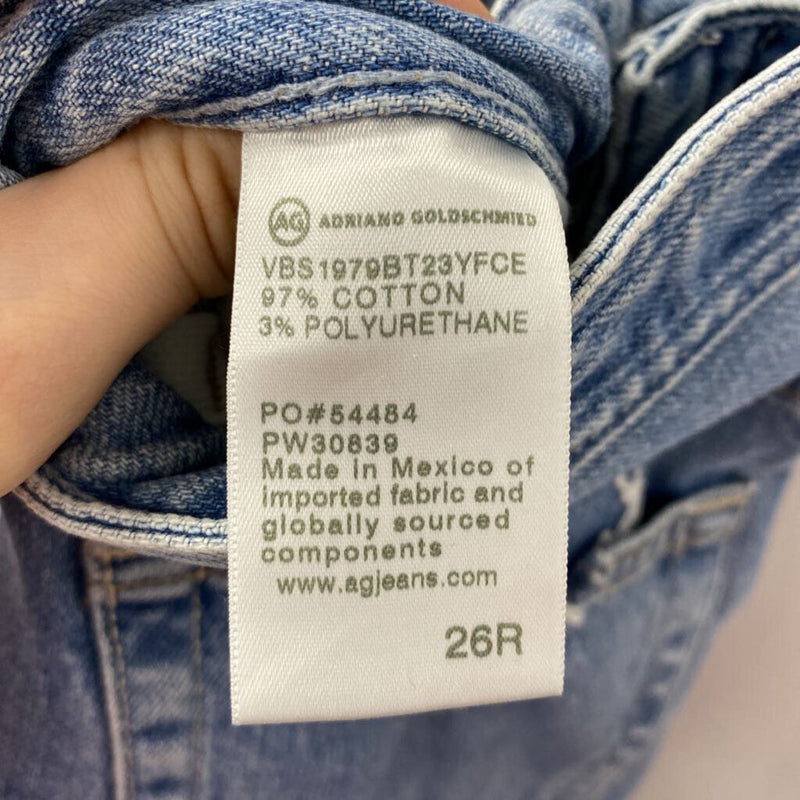 AG ADRIANO GOLDSCHMIED WOMEN'S JEANS blue XS/26