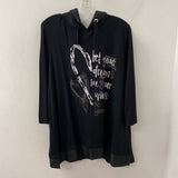 dolcezza WOMEN'S TOP black grey XL