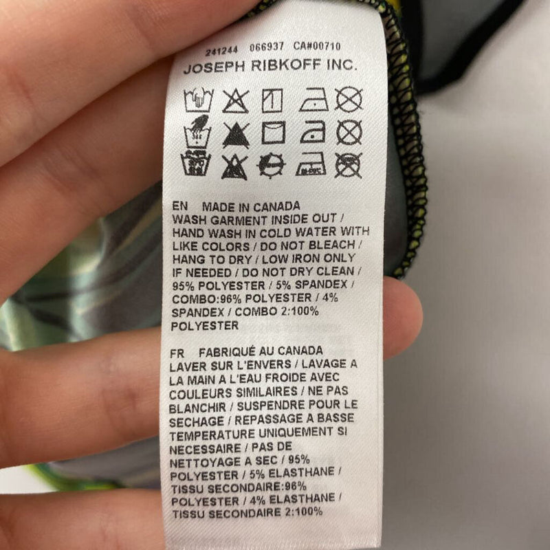 JOSEPH RIBKOFF WOMEN'S PLUS TOP lime black green 20