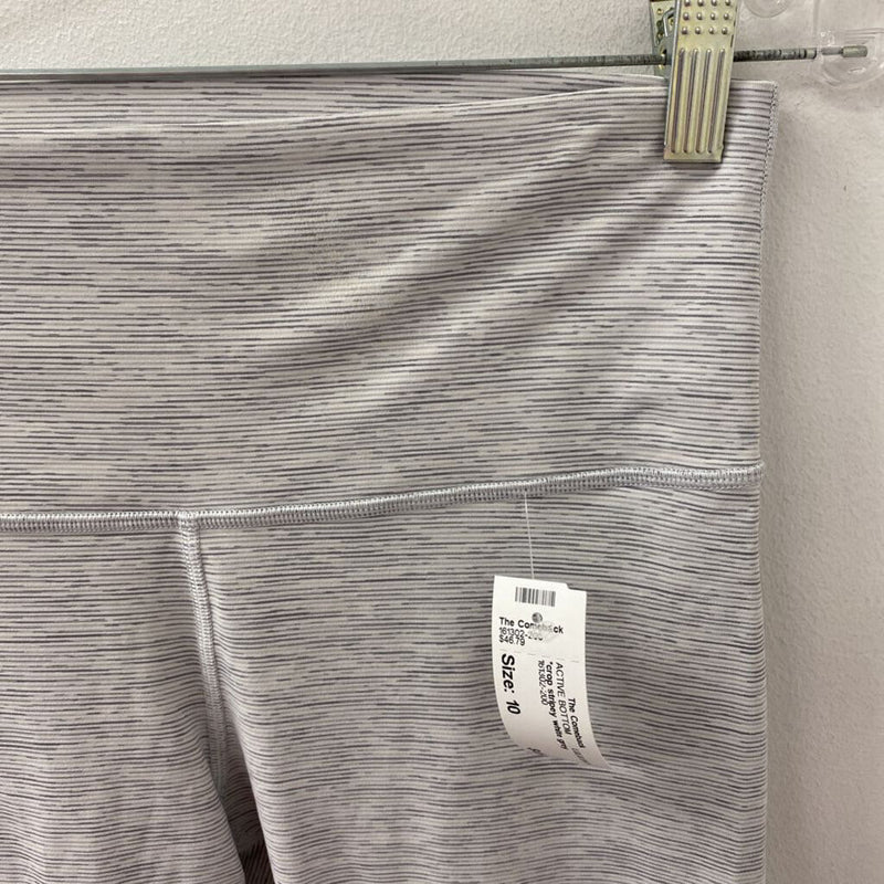 LULULEMON WOMEN'S ACTIVE BOTTOM white grey 10