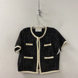 OAK + FORT WOMEN'S TOP black cream L