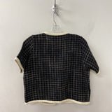 OAK + FORT WOMEN'S TOP black cream L