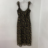 PARK & FIFTH WOMEN'S DRESS black pink yellow L