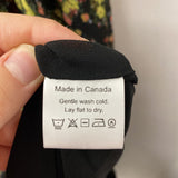 PARK & FIFTH WOMEN'S DRESS black pink yellow L