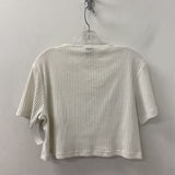 NIKE WOMEN'S ACTIVE TOP white black XS