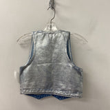 Akira Chicago black label WOMEN'S TOP blue metallic S