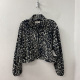 TNA WOMEN'S SWEATER black grey L