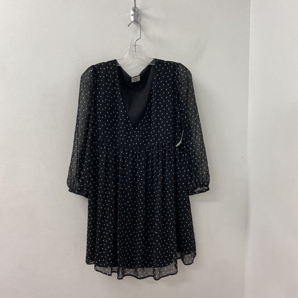 SUNDAY BEST WOMEN'S DRESS black white M