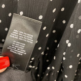 SUNDAY BEST WOMEN'S DRESS black white M