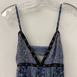FREE PEOPLE WOMEN'S DRESS purple blue black S
