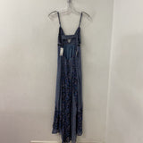 FREE PEOPLE WOMEN'S DRESS purple blue black S