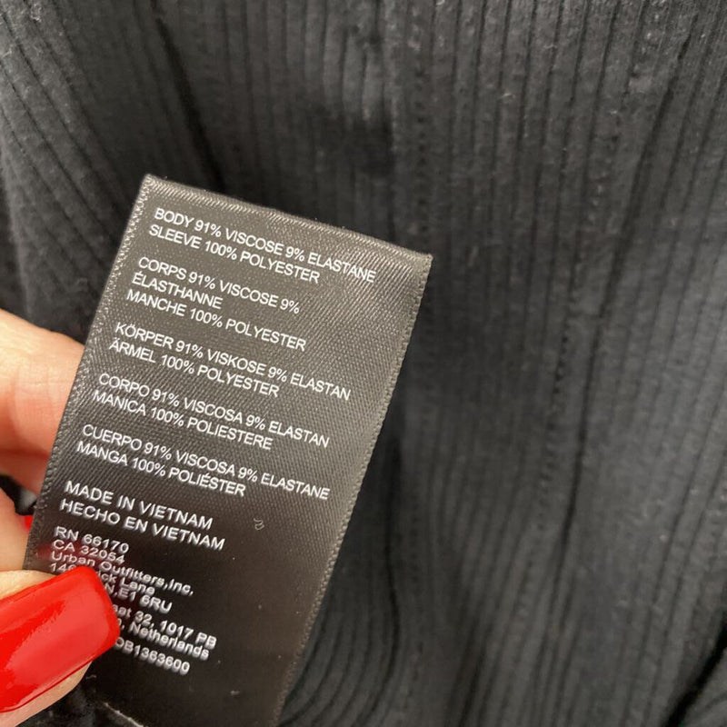 URBAN OUTFITTERS WOMEN'S TOP black S