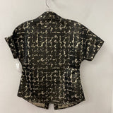 comrags WOMEN'S BLOUSE/SHIRT black gold silver XS