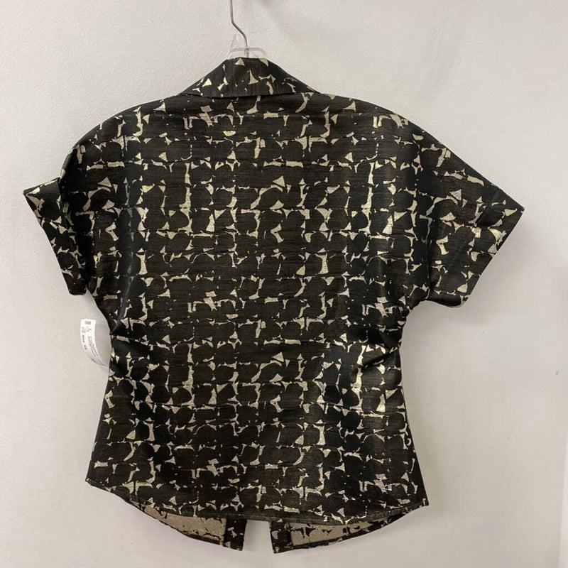comrags WOMEN'S BLOUSE/SHIRT black gold silver XS