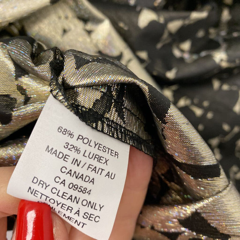 comrags WOMEN'S BLOUSE/SHIRT black gold silver XS