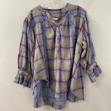 WE THE FREE WOMEN'S TOP blue red beige L