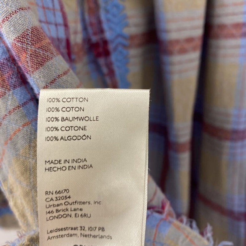 WE THE FREE WOMEN'S TOP blue red beige L